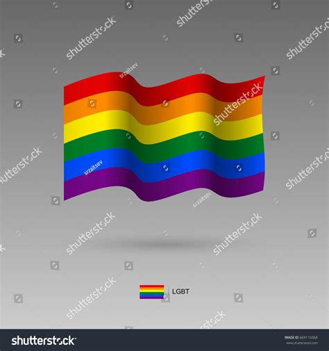 Flag Lgbt Community Correct Color Scheme Stock Vector (Royalty Free ...