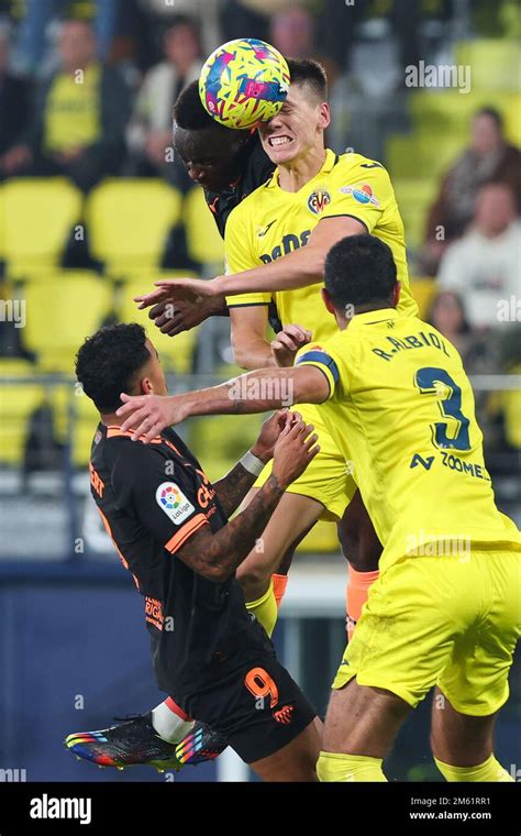 Juan Foyth Of Villarreal CF In Action During The La Liga Match Between