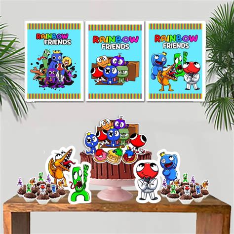 Festa De Aniversario Rainbow Friends Kit Completo Produtos Elo