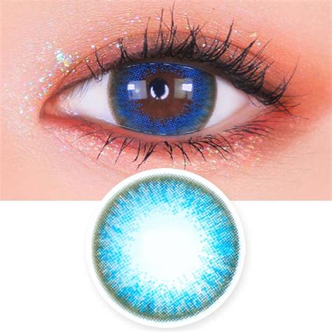 Toric Lens Luz Dali Blue Aqua Colored Contacts For Astigmatism