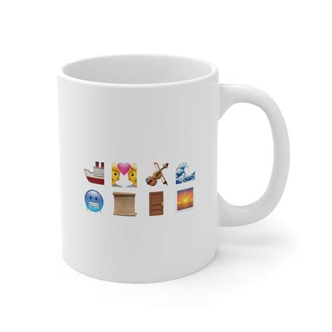 Titanic Explained With Emojis Emoji Mugs Emoji Pictionary Ts For