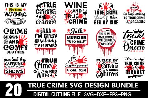 True Crime SVG Bundle,True Crime SVG quotes By creativesvgzone ...