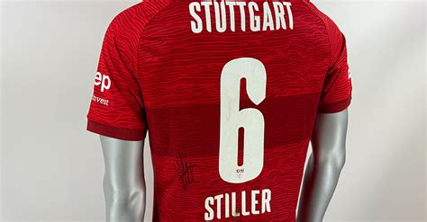 Getragenes Auswärtstrikot von VfB Star Stiller