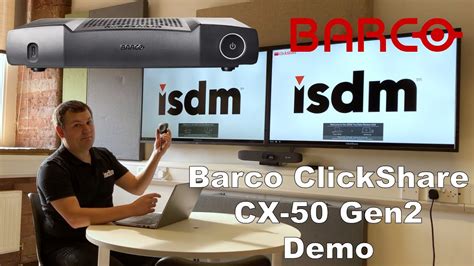 Barco Clickshare Cx Gen Demo Youtube