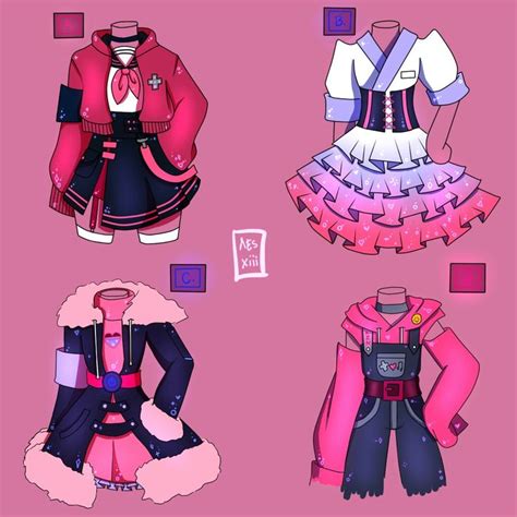 Outfit Ideas Clothing Design Sketches Drawing Anime Clothes Art