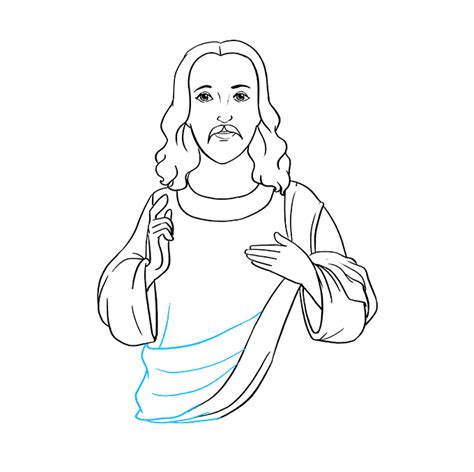 How to Draw Jesus - Really Easy Drawing Tutorial