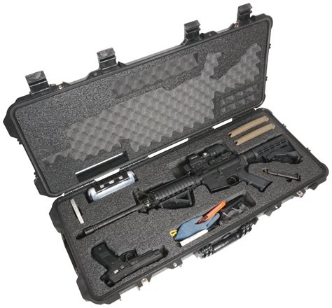 Case Club Waterproof Ak 47 Rifle Case With Silica Gel And Accessory Box