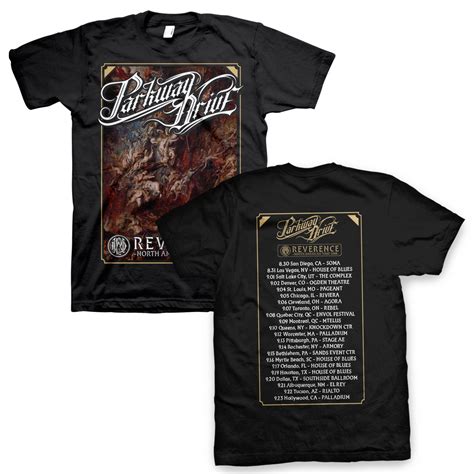 Reverence Us Tour Poster Tee Black