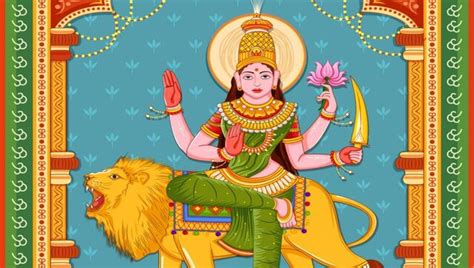 Navratri Day Maa Katyayani Puja Vidhi Mantra Colour And