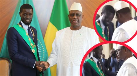 Palais Rencontre Entre Macky Sall Et Bassirou Diomaye Faye à La