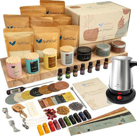 Amazon Softowl Premium Soy Candle Making Kit With Electric Melter