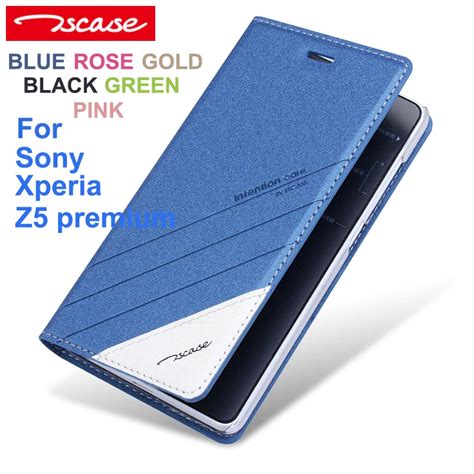 Tscase Fashion High Quality For Sony Xperia Z5 Premium Leather Case Flip Cover For Sony Z5 Plus