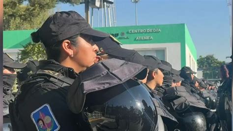 600 policías Ateneas participarán en la marcha del 8M en CdMx Grupo