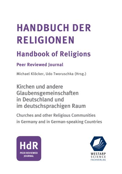 Handbuch Der Religionen Nomos ELibrary