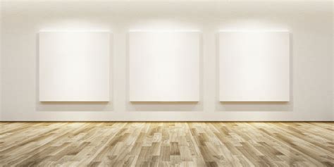 Empty Art Gallery Wall