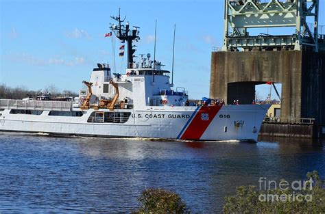 Uscg Diligence Under Draw Bridge Photograph By Bob Sample Pixels