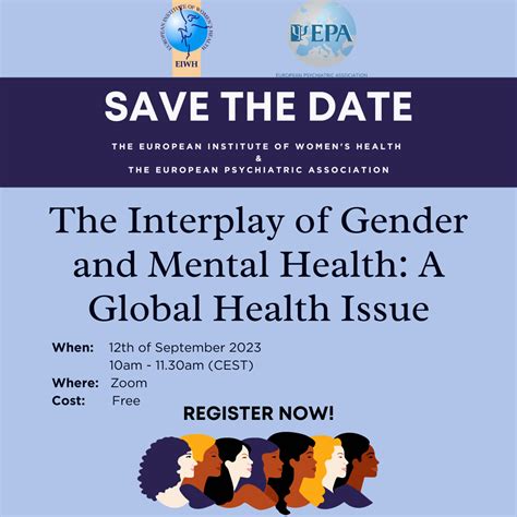 Eiwh Epa Webinar On The Interplay Of Gender And Mental Health A