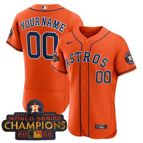 Houston Astros Orange Custom Jersey All Stitched Txtrend Shop