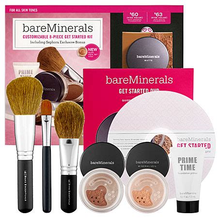 Gata Maquiada Bare Minerals Get Started Kit