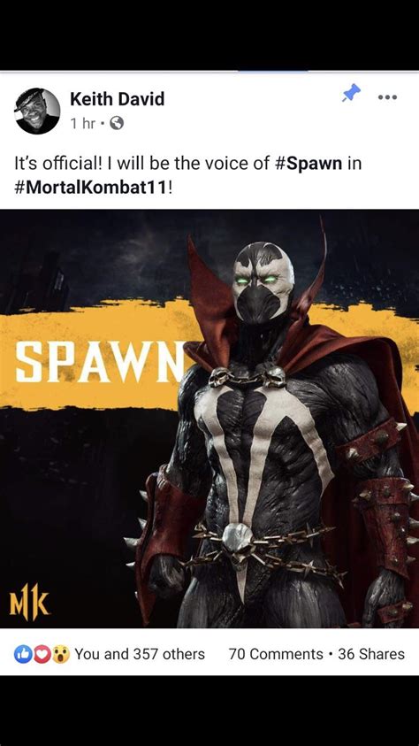 Keith David Confirmed To Voice Spawn Test Your Might