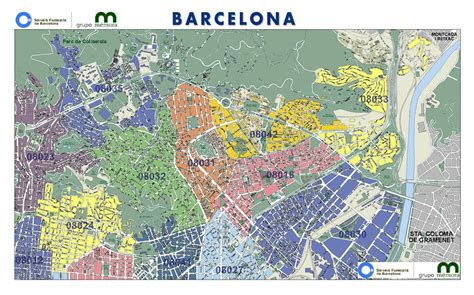 Codigos Postales Franquicias Barcelona Mapas Murales Espa A Y El Mundo