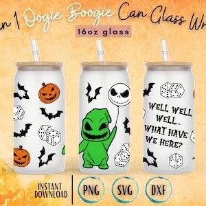 In Oogie Boogie Oz Can Glass Boogie Libbey Wrap Svg Png Dxf Can