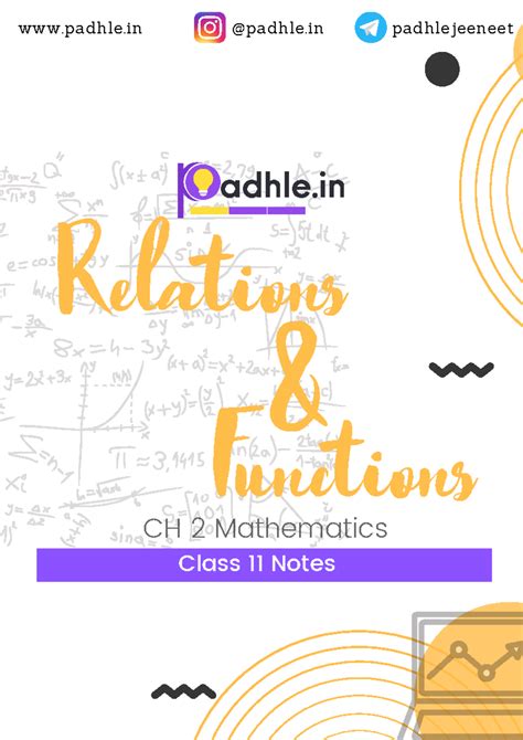 Relations And Functions Class Maths Notes Relations Ch