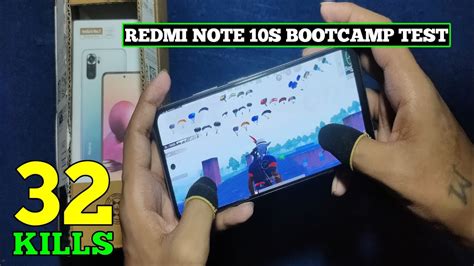 Redmi Note 10s Bgmi BootCamp Test Redmi Note 10s Pubg Fps Test Hindi