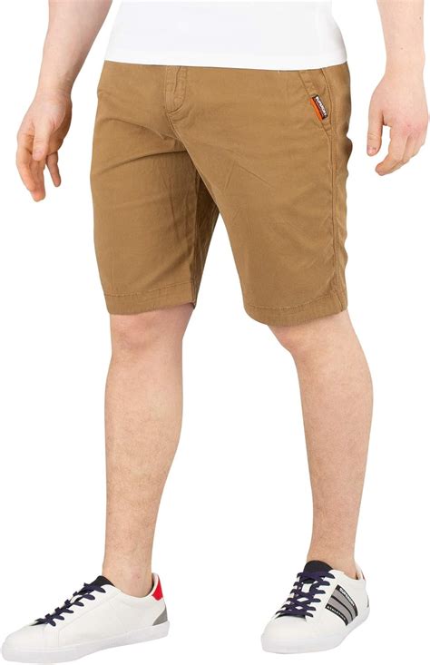 Superdry Mens International Slim Chino Lite Shorts At Amazon Mens