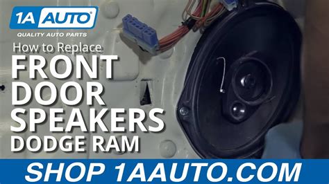 How To Replace Front Door Speaker Dodge Ram Youtube