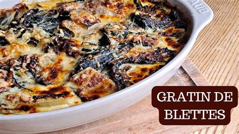 Recette N3 Le Gratin De Blette YouTube