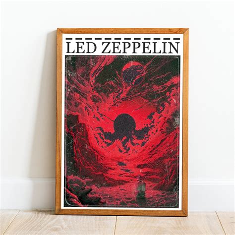 Led Zeppelin Poster Led Zeppelin Print Led Zeppelin Led - Etsy