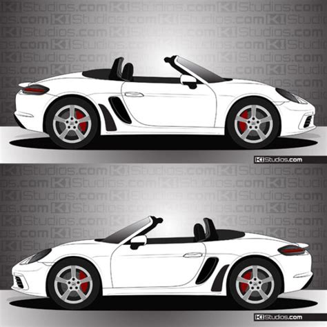 Porsche Boxster Stone Guards Ki Studios