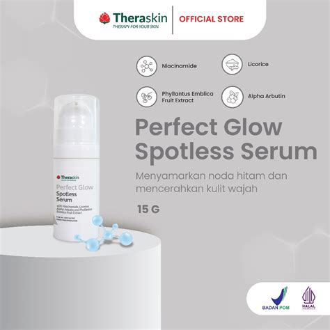 Jual Theraskin Bpom Perfect Glow Spotless Serum G Serum Glowing