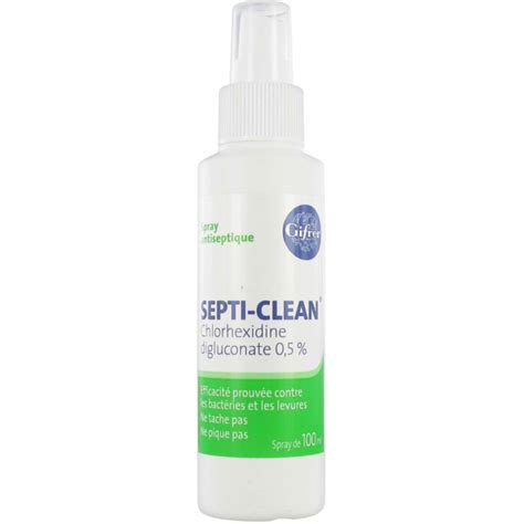 Gifrer Septi Clean Spray Antiseptique 100 ml Pas Cher Désinfectants