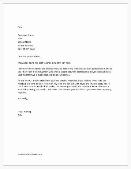 Sample Letter Of Apology For Not Attending An Event