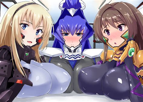 Mitsurugi Meiya Takamura Yui And Irisdina Bernhard Muv Luv And 3