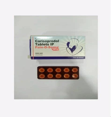 Carisoprodol Tablets Centurion Laboratories 10x10 At Best Price In Nagpur