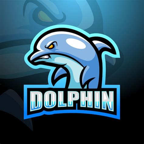 Premium Vector Dolphin Mascot Logo Design