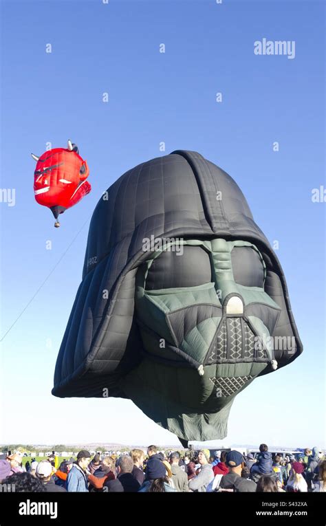 Darth Vader, hot air balloon at the Albuquerque balloon fiesta in Albuquerque New Mexico Stock ...