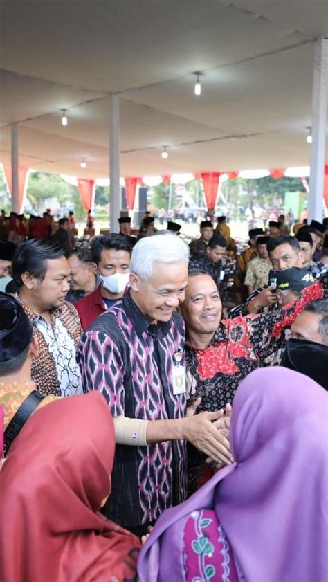 Refleksi HUT Ke 78 RI Ganjar Minta Kades Terapkan Pancasila In Action