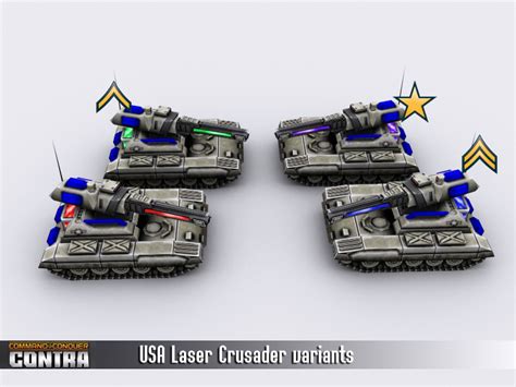 Laser Crusader Veterancy Image Contra Mod For C C Generals Zero Hour