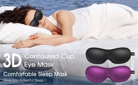 Prettycare Sleep Mask For Sleeping Pack Eye Mask Blackout Blindfold