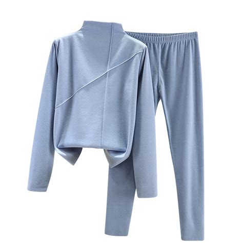 Fanxing Piece Outfits Sets Women Fall Long Sleeve Knit Tracksuit Mock