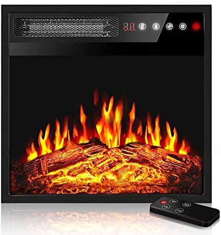 Amazon Tangkula Inch Recessed Electric Fireplace Insert W