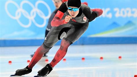 Connor Howe skates to 5th in long track Olympic debut on record-setting day | CBC Sports