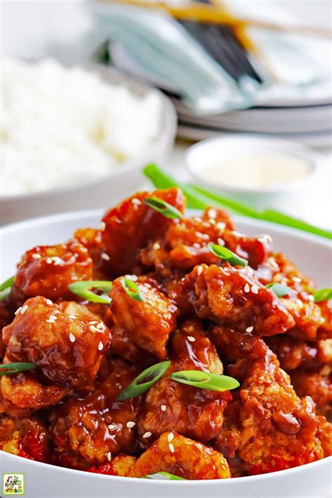 Best Gluten Free General Tso Chicken Recipe This Mama Cooks On A Diet