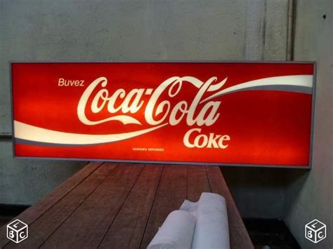 Enseigne Lumineuse Coca Cola Coca Cola Tous Les N Ons Fonctionnent