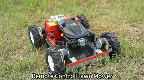 China Manufacturer Saao Group Wheel Crawler Gasoline Rc Remote Control Lawn Mower Buy Remote