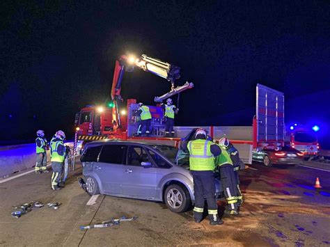 FF Wiener Neudorf Verkehrsunfall auf der Südautobahn